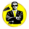 cravate jaune driver Logó