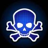 Pixel Face Pirate Logotype