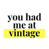 You had me at Vintage Logotype