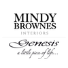 Mindy Brownes Interiors & Genesis Fine Arts Logotype