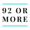 92 Or More Logotype