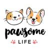 Pawsome Life Logotype