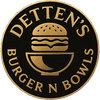 Dettens Burger n Bowl Logotype