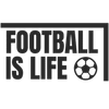 Football Is Life Logotype