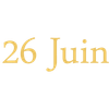 26 Juin Bijoux Logotype