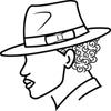 A Pensive Man's Coffee Logotyyppi