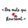 Des mots qui fleurissent Logotype