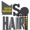 So Hair parturi-kampaamo Logotyyppi