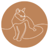 Minimalist Cat Living Logó