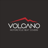 Volcano Motorcycle Seat Cover Logotipo