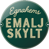 Egnahems Emaljskylt Logó