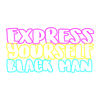 Express Yourself Black Man Logotype
