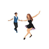 Rock Step Swing Dance Society Logó