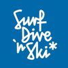 Surf Dive 'n Ski Logotype