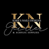 KN Kares Nails Designs Glitters &amp; Acrylics Supplies Logotype