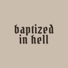 BAPTIZED IN HELL Logotyyppi