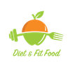 Diet and fit food Logotyp