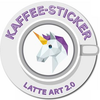 Kaffee-Sticker Logotip