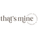 That's Mine Logo