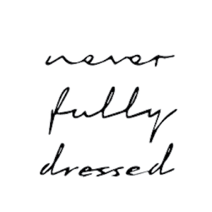 Never Fully Dressed Logo